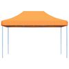 vidaXL Party Tent Folding Orange 279 x 410 x 315 cm Oxford Fabric