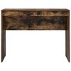 vidaXL Desk Smoked Oak 100 x 40 x 76 cm