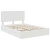 vidaXL Storage Bed with Headboard White 160 x 200 cm Engineered Wood