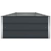 vidaXL Planter Anthracite 480 x 100 x 45 cm Galvanised Steel