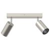 vidaXL Ceiling Spotlight Nickel 26 x 5.5 x 16.5 cm Metal