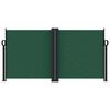 vidaXL Retractable Side Awning Dark Green 120x600 cm