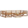 vidaXL Outdoor Sofa Set 7 pcs Natural Solid Acacia Wood