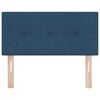 vidaXL Headboard with Headboard Blue 100 cm Faux Leather