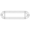 vidaXL Gabion Raised Bed Galvanised Iron 190x50x50 cm