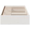 vidaXL Day Bed without Mattress White 90x190 cm Solid Wood Pine