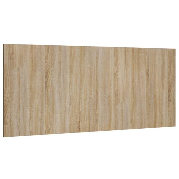 vidaXL Bed Headboard Sonoma Oak 200x1.5x80 cm Engineered Wood