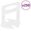 vidaXL Tile Levelling Clips 250 pcs 1,5 mm
