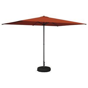 vidaXL Garden Parasol with Base Rectangular 2 x 3 m Polyester