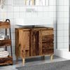 vidaXL Sink Cabinet Old Wood 65x33x60 cm Engineered Wood