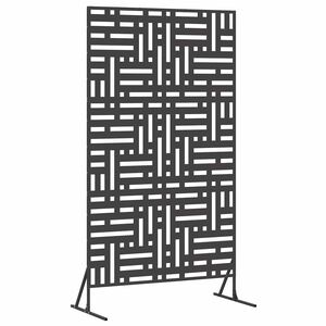 vidaXL Privacy Screen Black 100 x 50 x 180 cm Steel