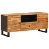 vidaXL TV Cabinet with Shelf Brown 105 x 33 x 46 cm Solid Mango Wood