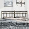 vidaXL Metal Replace Headboard Black 135 cm