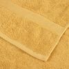 vidaXL Premium Sauna Towels "SOLUND" 10 pcs Gold 80x200 cm 600 gsm