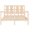 vidaXL Bed Frame without Mattress 120x200 cm Solid Wood Pine