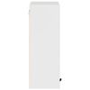vidaXL Bathroom Cabinet with Door High Gloss White 30 x 31.5 x 61 cm