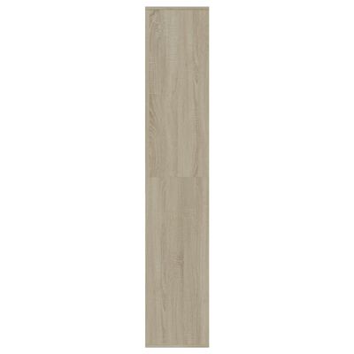 vidaXL Shoe Cabinet Sonoma Oak 54x34x183 cm Engineered Wood