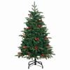 vidaXL Artificial Christmas Tree with 150 LEDs with Stand Green 120 cm
