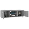 vidaXL TV Cabinet Grey Sonoma 110x40x35 cm Engineered Wood