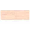 vidaXL Table Top 120x40x(2-4) cm Untreated Solid Wood Live Edge