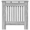 vidaXL Radiator Cover Grey Sonoma 78 x 19 x 81.5 cm Engineered Wood