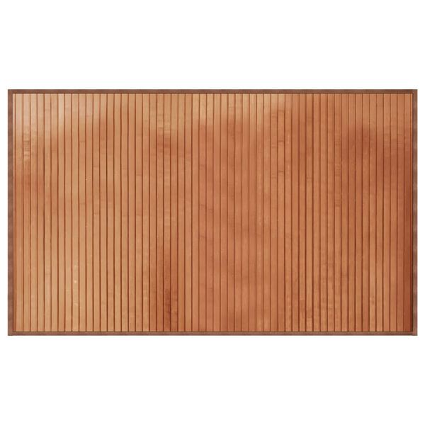 vidaXL Rug Rectangular Brown60x100 cm Bamboo