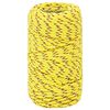 vidaXL Boat Rope Yellow 2 mm 250 m Polypropylene
