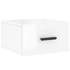 vidaXL Wall-mounted Bedside Cabinets 2 pcs High Gloss White 35x35x20 cm
