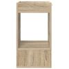 vidaXL End Table Sonoma Oak 30 x 30 x 56 cm Engineered Wood