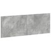 vidaXL Wall-Mounted Headboard HAARLEM Concrete Grey Engineered Wood