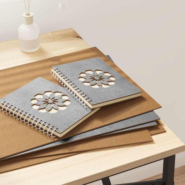 vidaXL Decor Panels 50 pcs Concrete Grey 30 x 42 x 0.27 cm