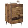 vidaXL Bedside Cabinet Old Wood 40 x 40 x 66 cm Engineered Wood