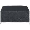 vidaXL Garden Bench Cover Black 165 x 70 x 65 / 94 cm 600D fabric