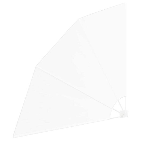 vidaXL Balcony Privacy Screen White 140 x 140 cm Fabric