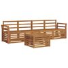 vidaXL Outdoor Sofa Set 5 pcs Natural Solid Acacia Wood