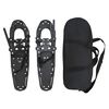 vidaXL 3 in 1 Snowshoes Black 78.5 x 22 cm Aluminum and HDPE