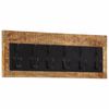 vidaXL Wall-mounted Coat Rack with 6 Hooks Solid Wood Mango