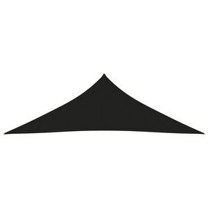 vidaXL Sunshade Sail Oxford Fabric Triangular 2.5x2.5x3.5 m Black