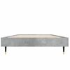 vidaXL Bed Frame without Mattress Concrete Grey 75x190 cm Small Single