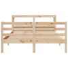 vidaXL Bed Frame with Headboard without Mattress 140x200 cm