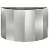 vidaXL Planter Silver 60 x 30 x 35 cm Galvanised Steel