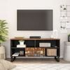 vidaXL TV Cabinet 100x33x46 cm Solid Wood Reclaimed&Engineered Wood