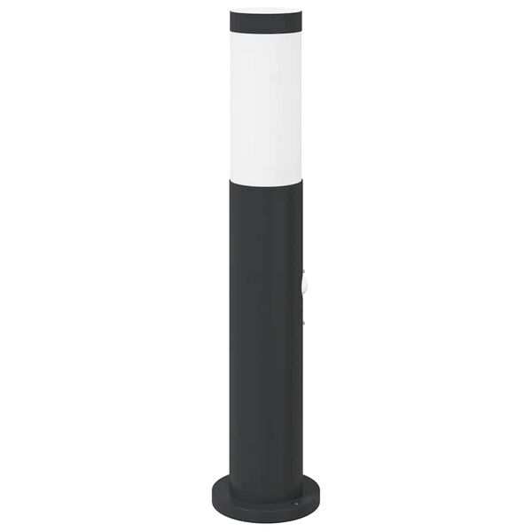 vidaXL Bollard Light with Sensor 50 cm Stainless Steel IP44