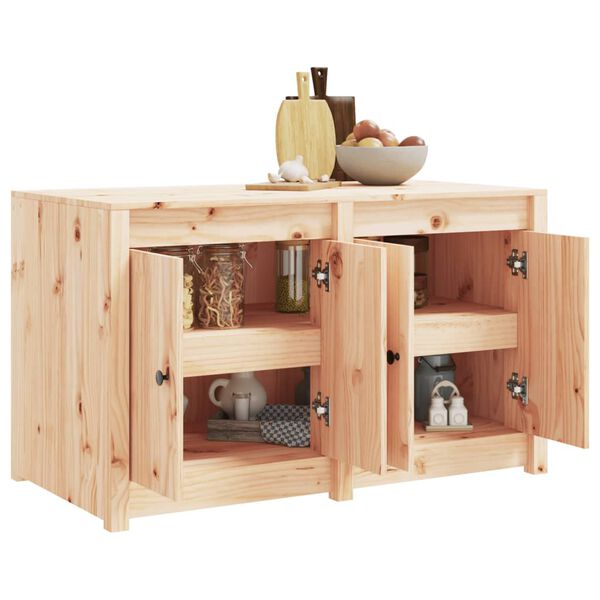 vidaXL Outdoor Kitchen Cabinet 106x55x64 cm Solid Wood Pine