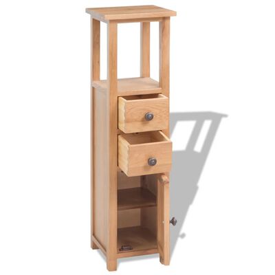 vidaXL Corner Cabinet 26x26x94 cm Solid Oak Wood
