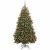 vidaXL Artificial Christmas Tree Green 180 cm PVC and Metal