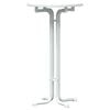 vidaXL Bar Table White &Oslash;60x110 cm Engineered Wood and Steel