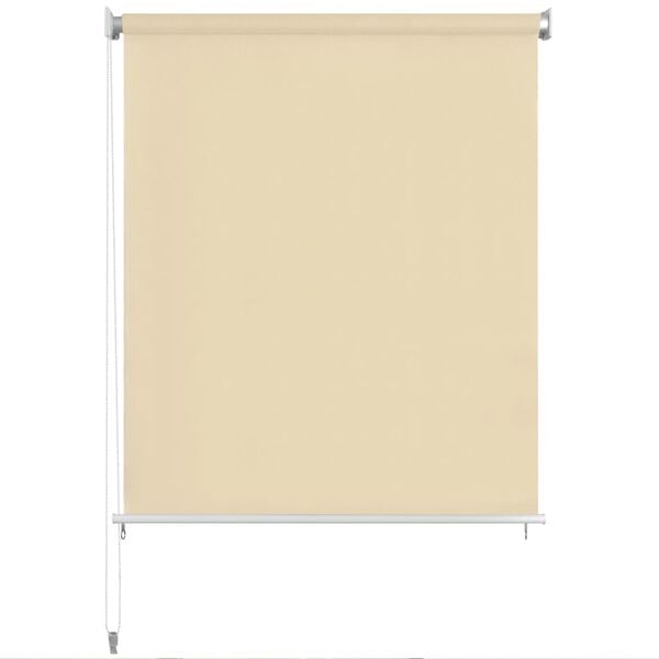 vidaXL Outdoor Roller Blind 180x230 cm Cream