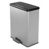 Curver Duo Pedal Bin "Deco" 26L+26L Silver