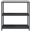 vidaXL Kitchen Storage with Shelf Anthracite 90 x 50 x 92 cm Steel